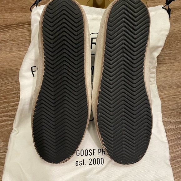 Golden Goose White and Silver Sneakers - Picture 7 of 7